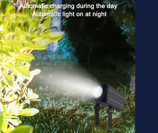 Solar LED landscape spotlight