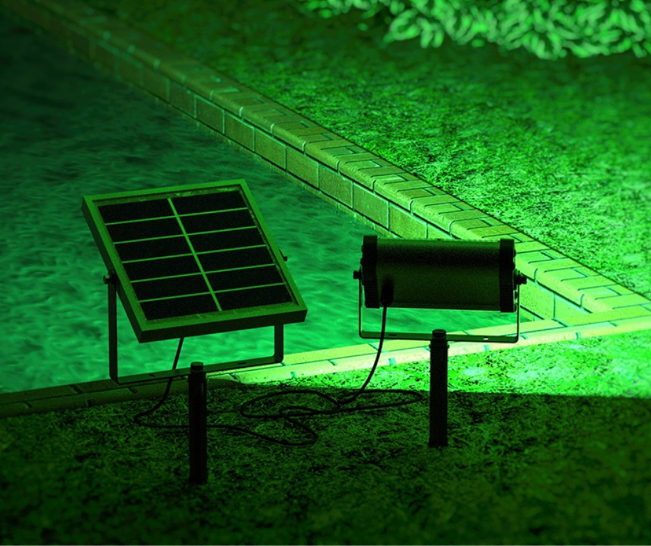 Solar Garden RGB LED Lamp
