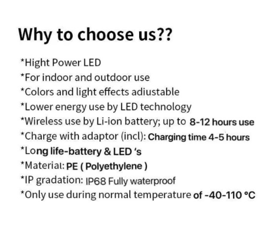 Large Solar LED Flower Pot