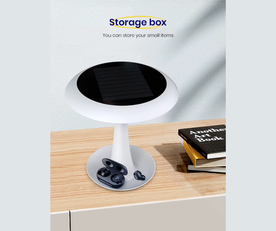 Lampe de Table LED Solaire USB