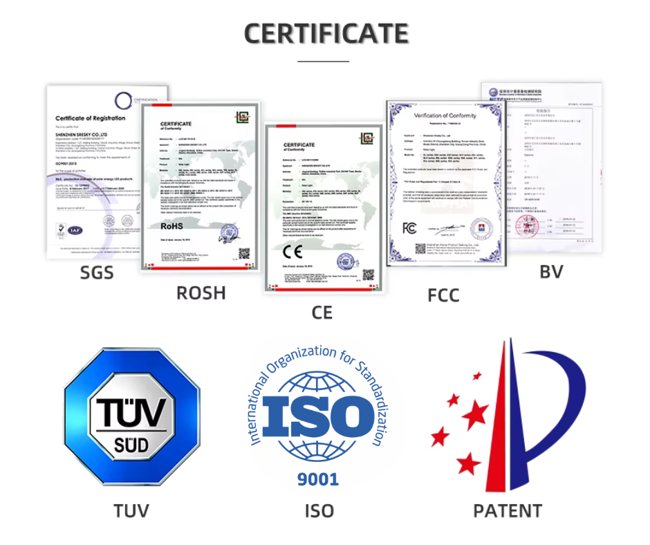 Lampe de sécurité solaire à LED