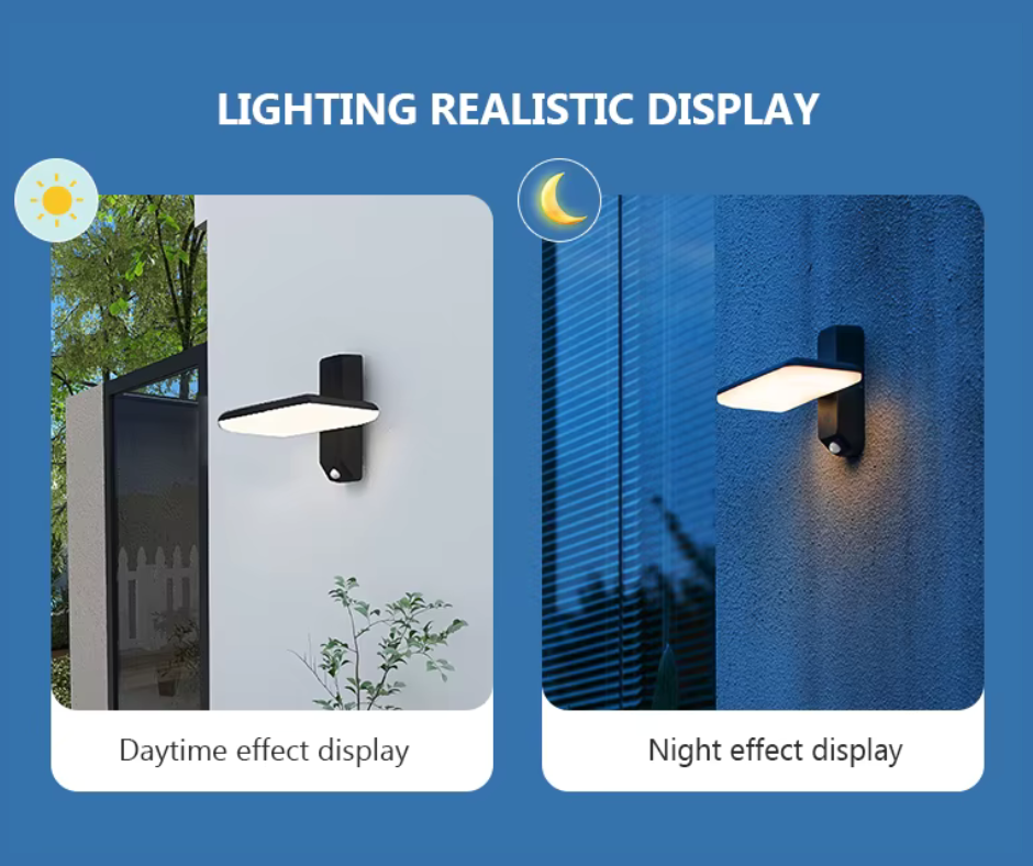 Applique murale solaire à LED