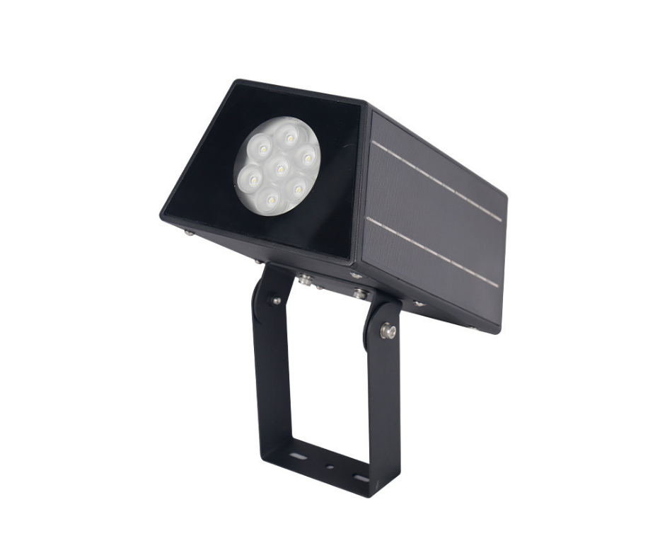 Solar LED landscape spotlight