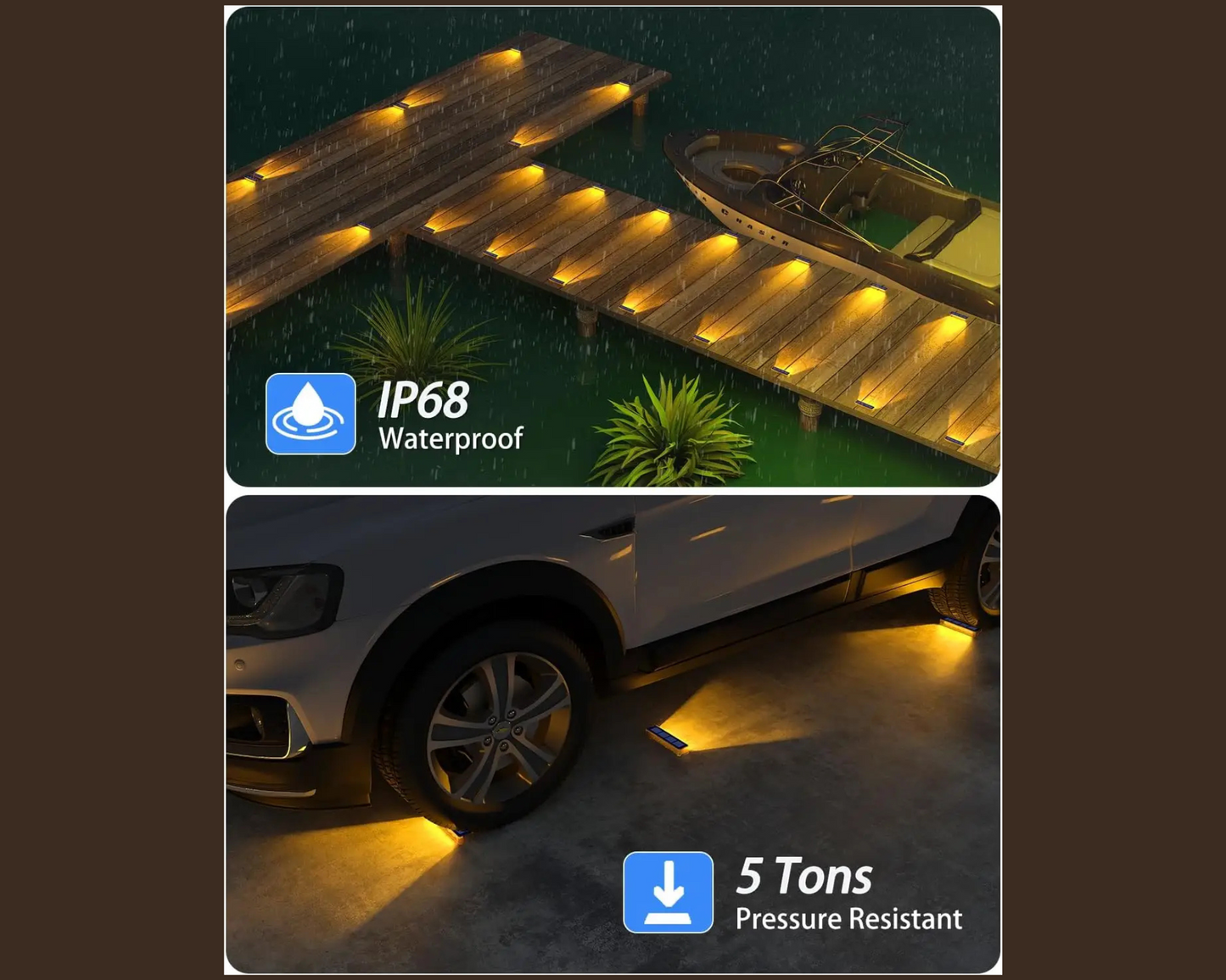 Lampes d’Escalier LED Solaire