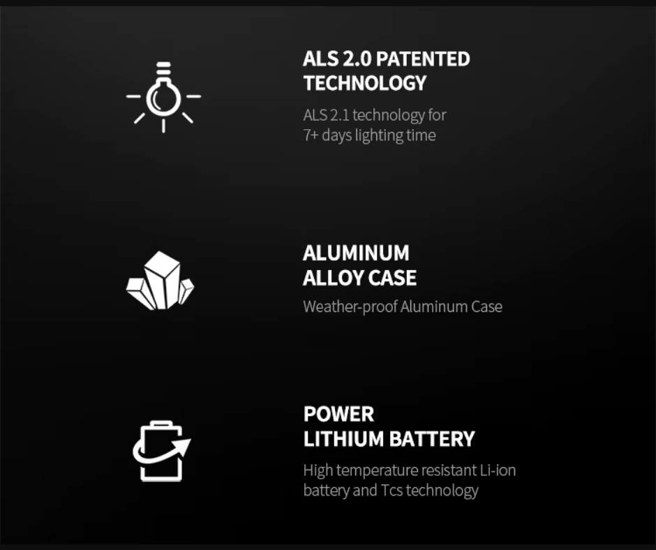 Solar Garden RGB LED Lamp