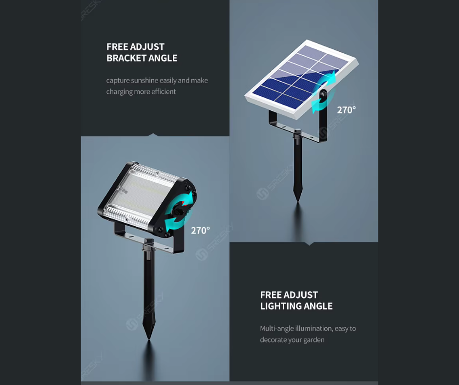 Solar Garden RGB LED Lamp