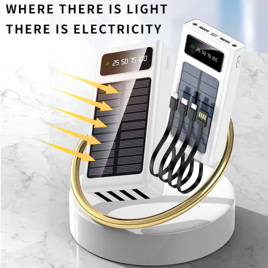 New Solar USB Power Bank 50000mAh