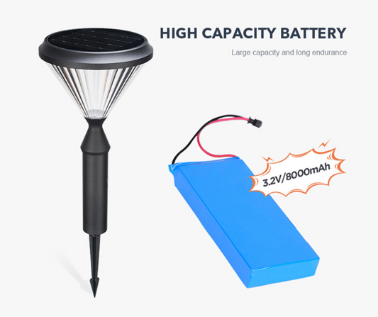 Solar LED garden bollards