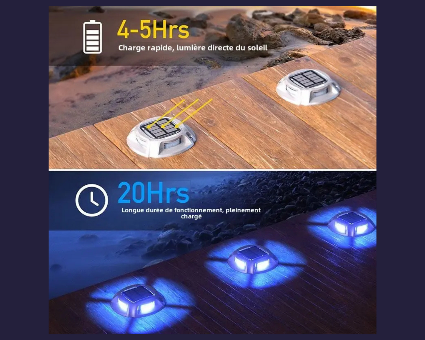 Solar LED Deck Lights