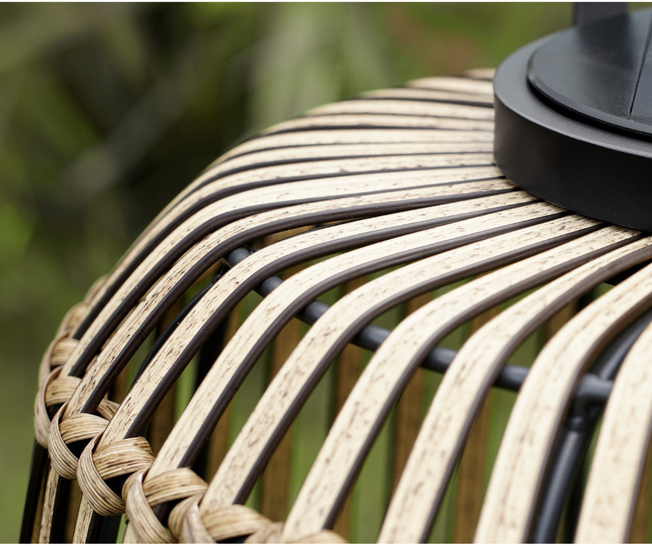 Lampe Rotin LED Solaire