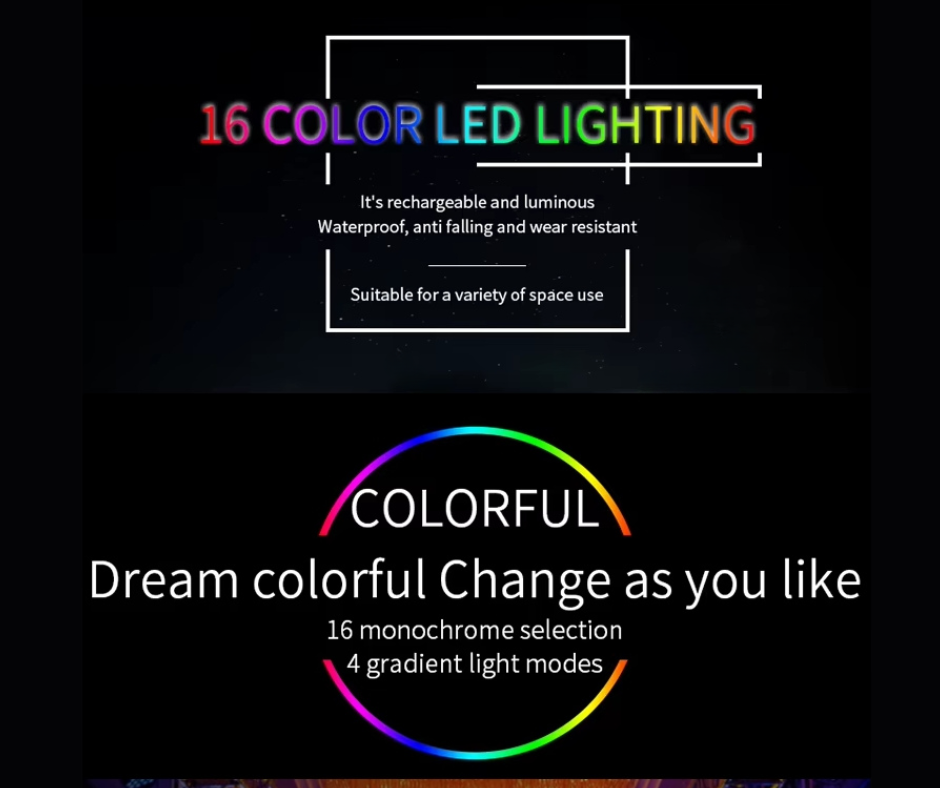 Large Solar LED Flower Pot