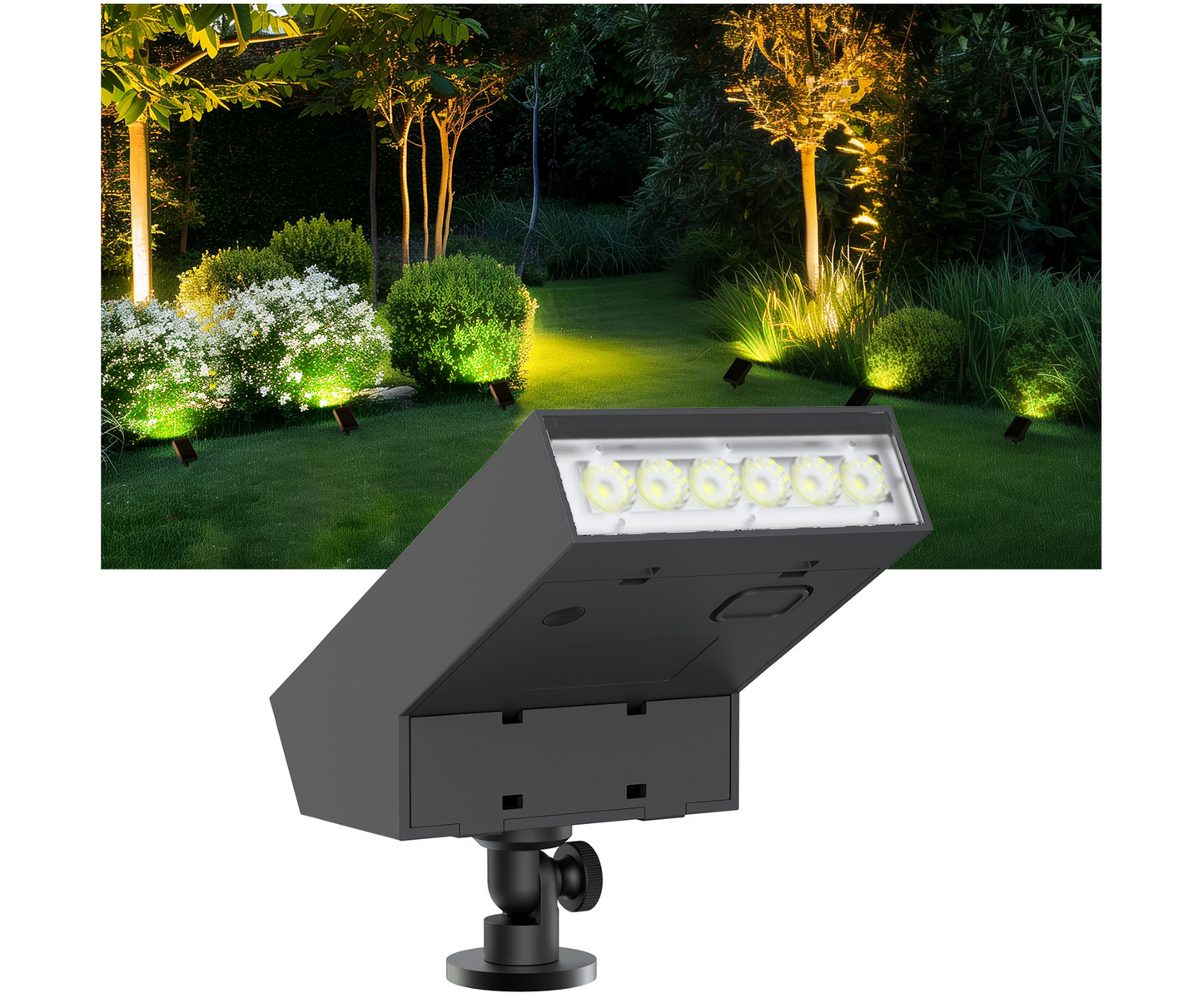 Spots de jardin solaires à LED