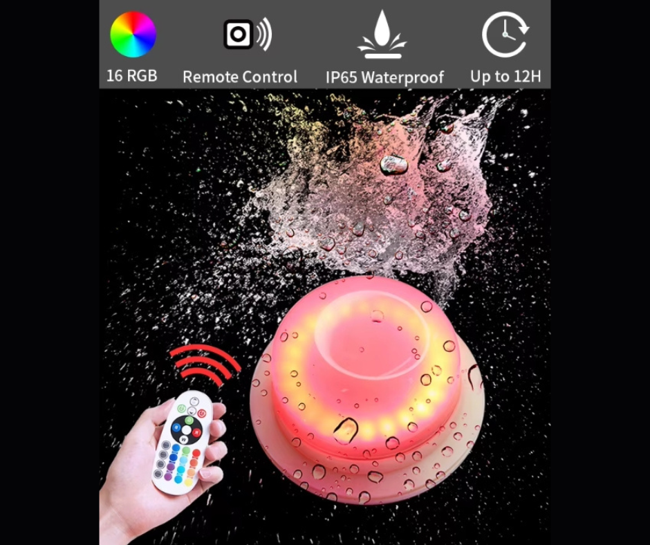 Large Solar LED Flower Pot