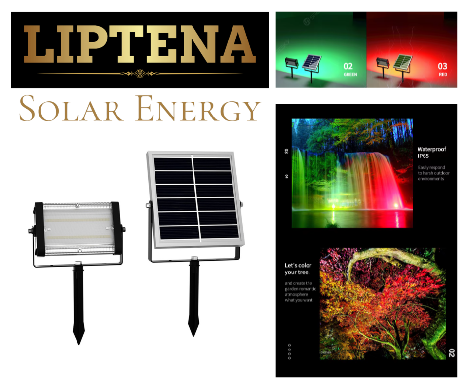 RGB Solar Garden Spotlight – LIPTENA SOLAR ENERGY