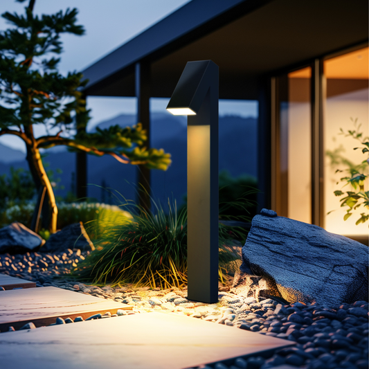 Solar Lawn Bollard Light