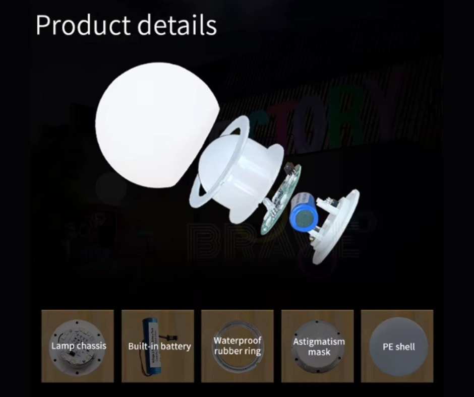 Large Solar LED Flower Pot