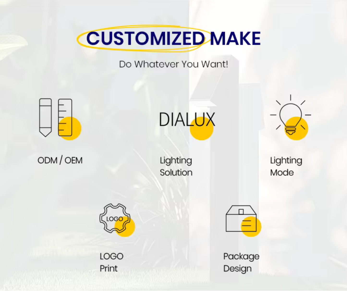 Focos solares LED para jardín