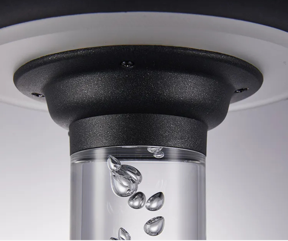 Solar LED garden bollards