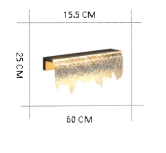 Solar LED Waterfall Lamp