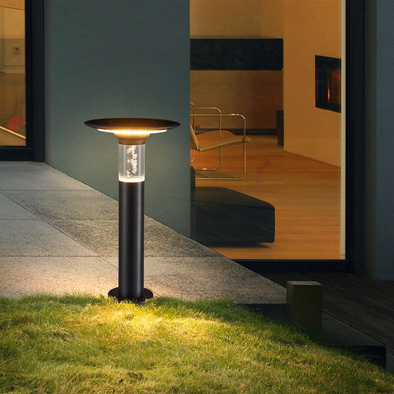 Solar LED garden bollards