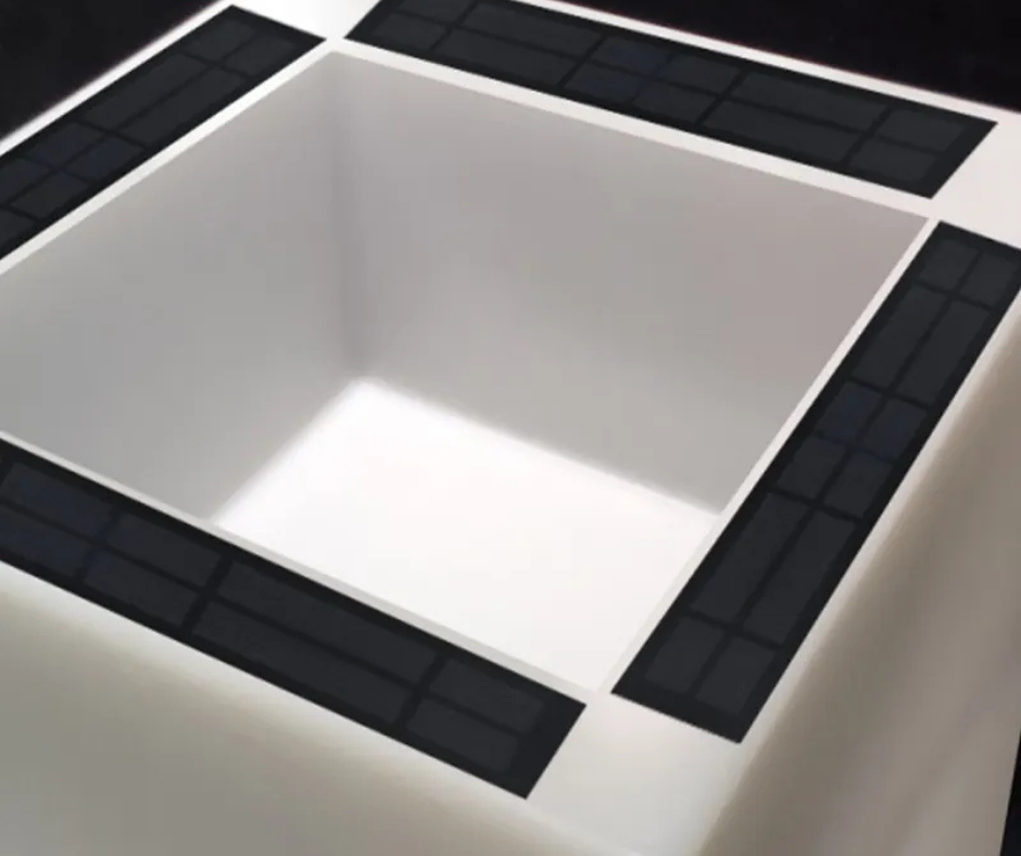 Large Solar LED Flower Pot