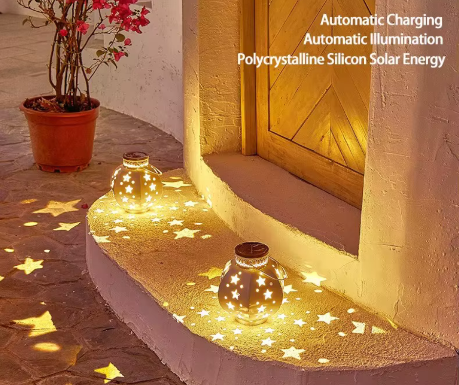 Solar LED garden lamp