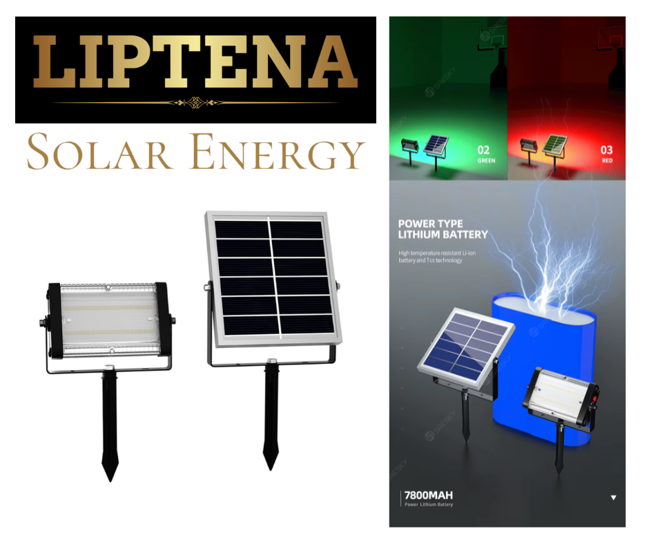 Solar Garden RGB LED Lamp