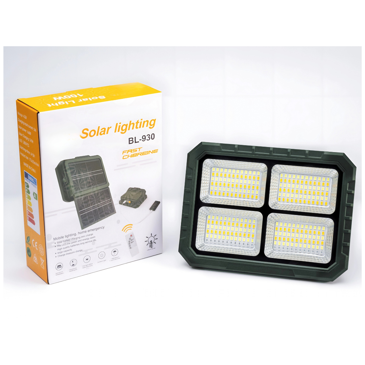 Solar floodlight with Power Bank Function