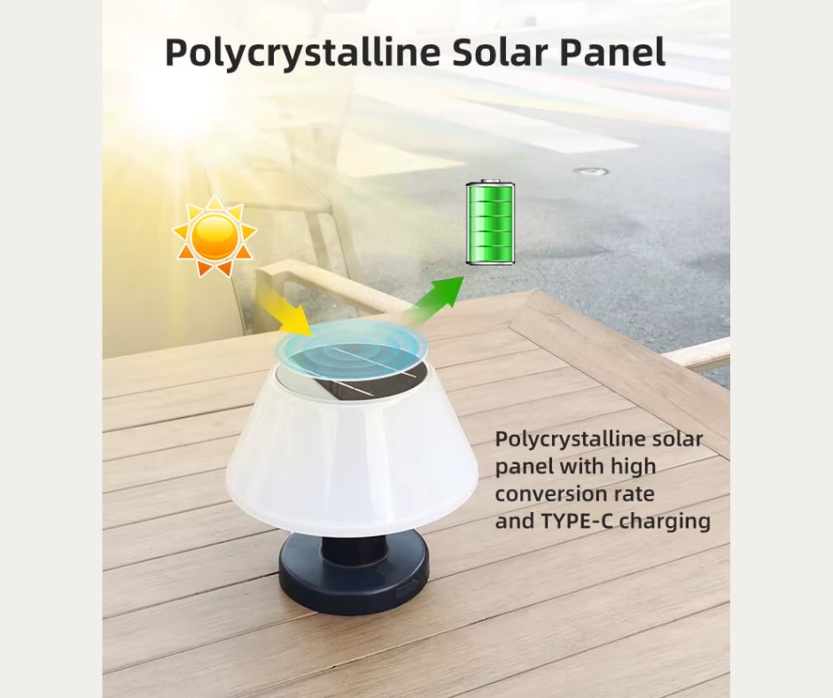 USB Solar Table Lamp