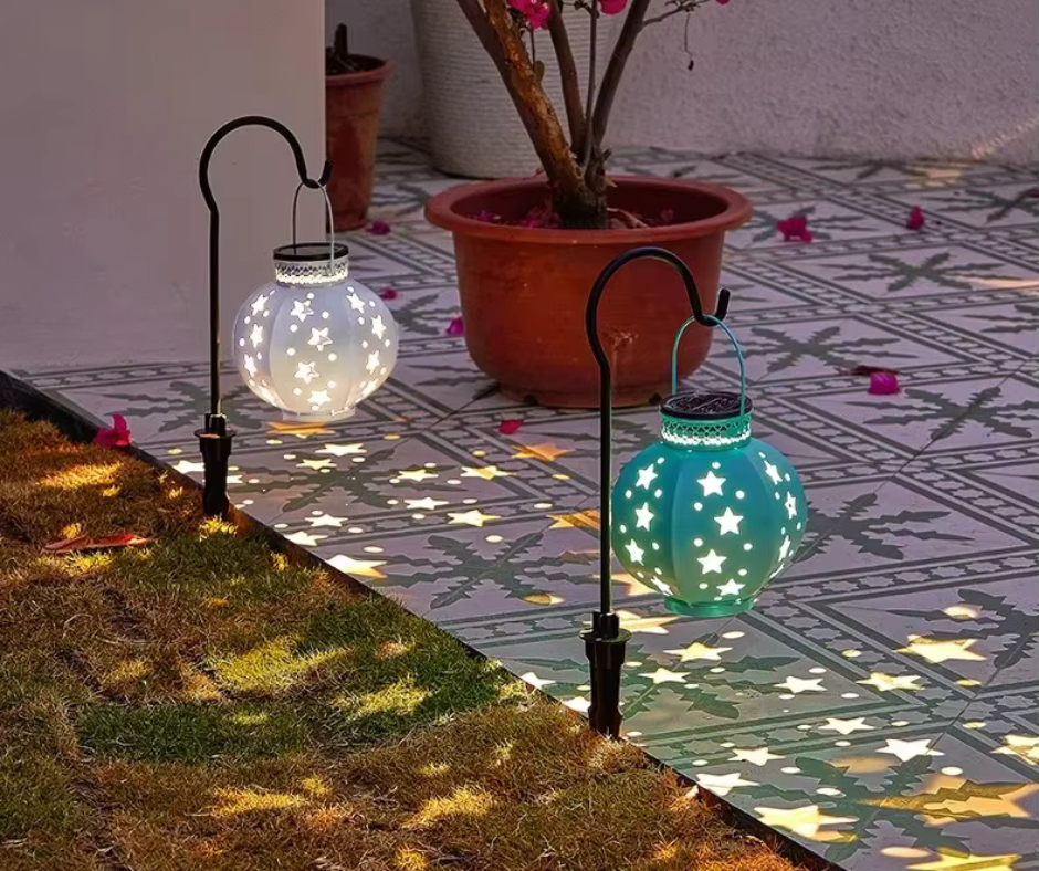 Solar LED garden lamp