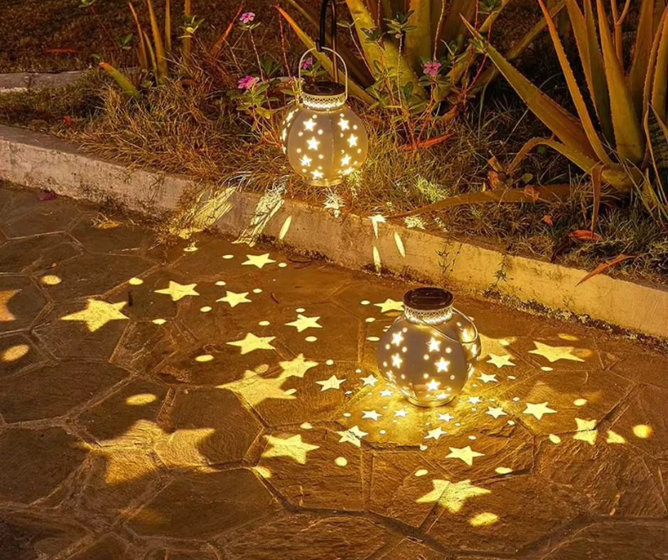 Solar LED garden lamp