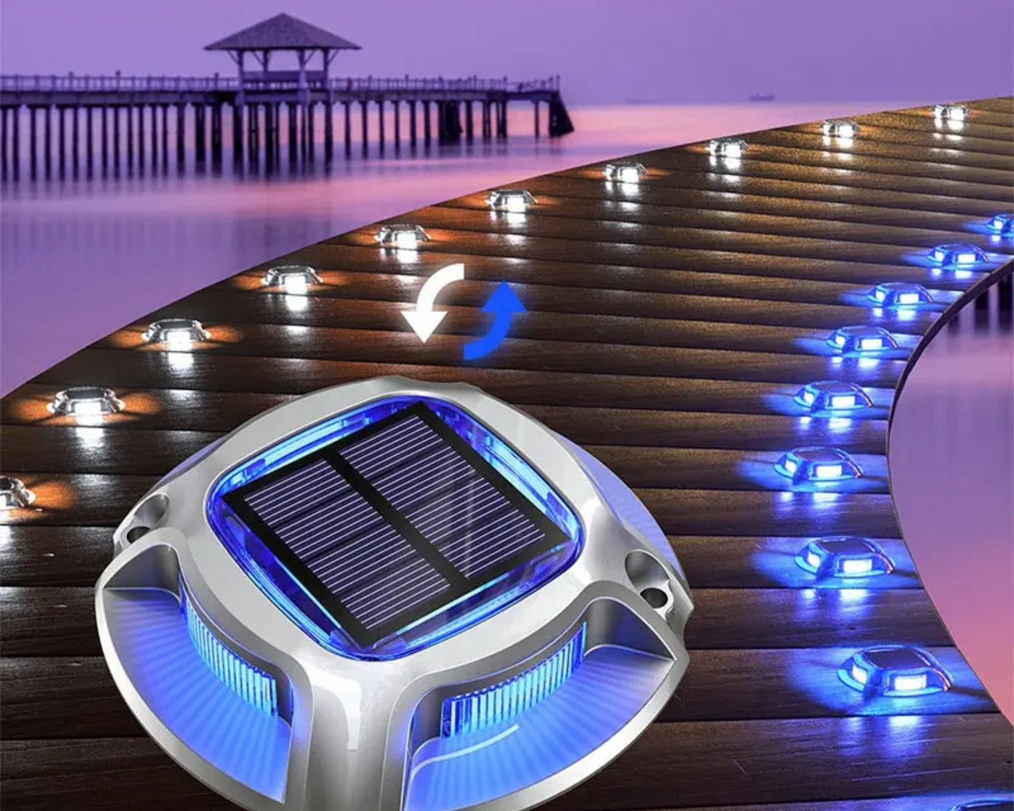 Solar LED Deck Lights