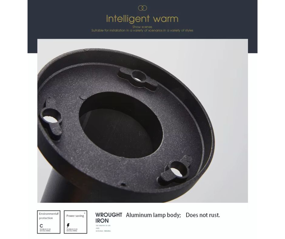 Solar LED garden bollards