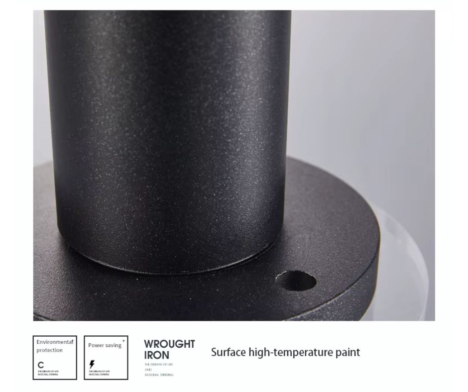 Solar LED garden bollards