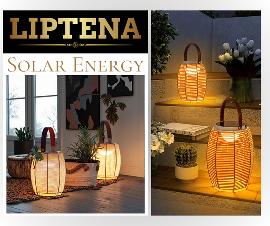 LIPTENA SOLAR ENERGY_RATTAN LAMP