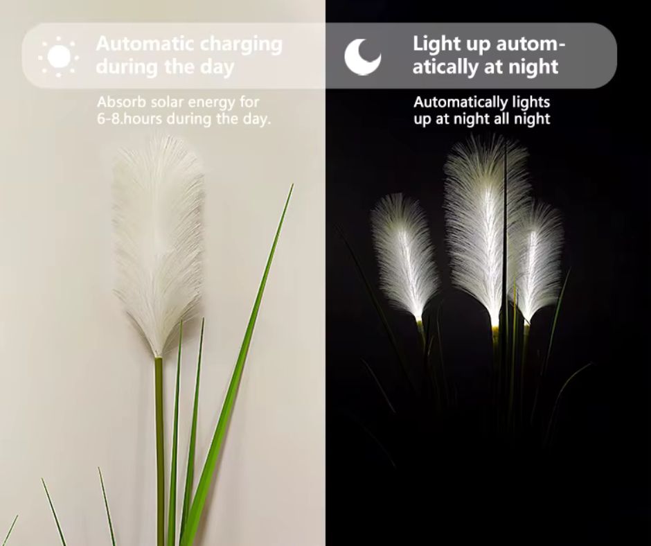 Lampe Solaire Roseau