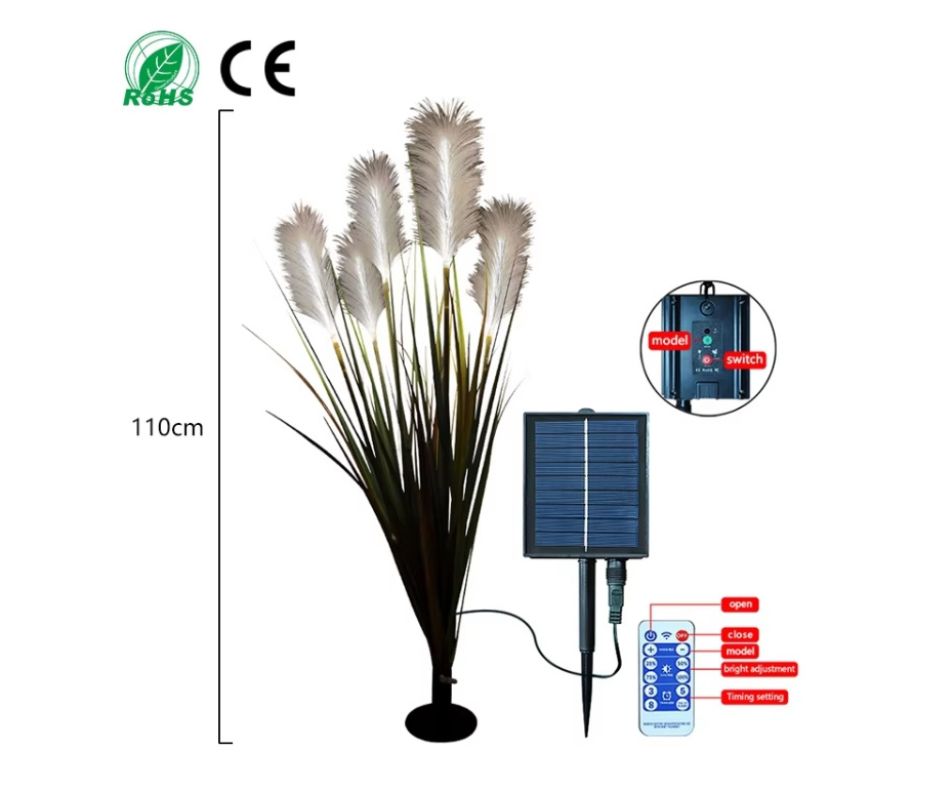 Lampe Solaire Roseau
