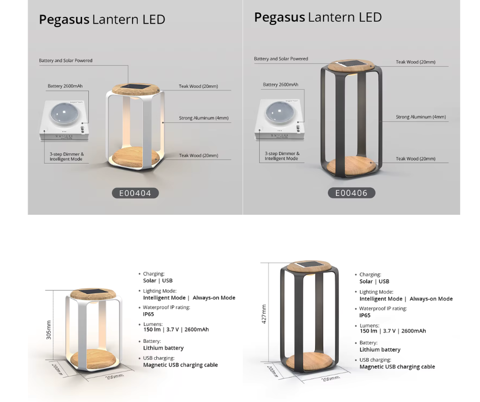 Pegasus LED Solar Lamp