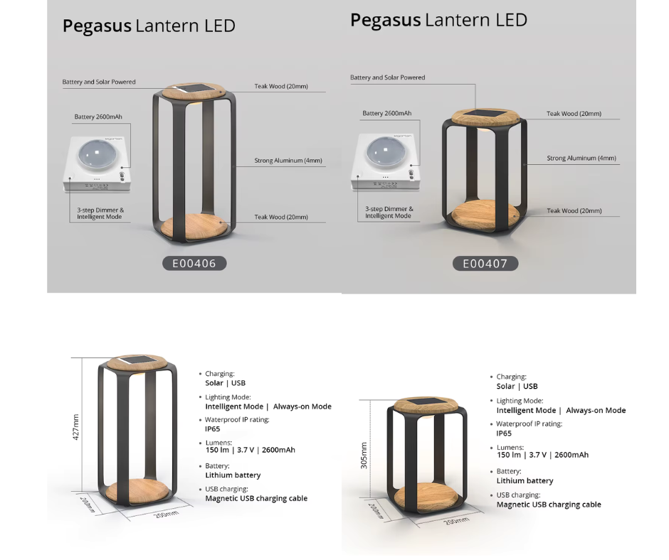 Pegasus LED Solar Lamp