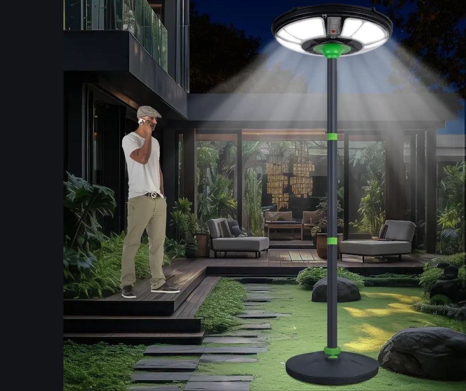 Réverbère LED Solaire Mobile
