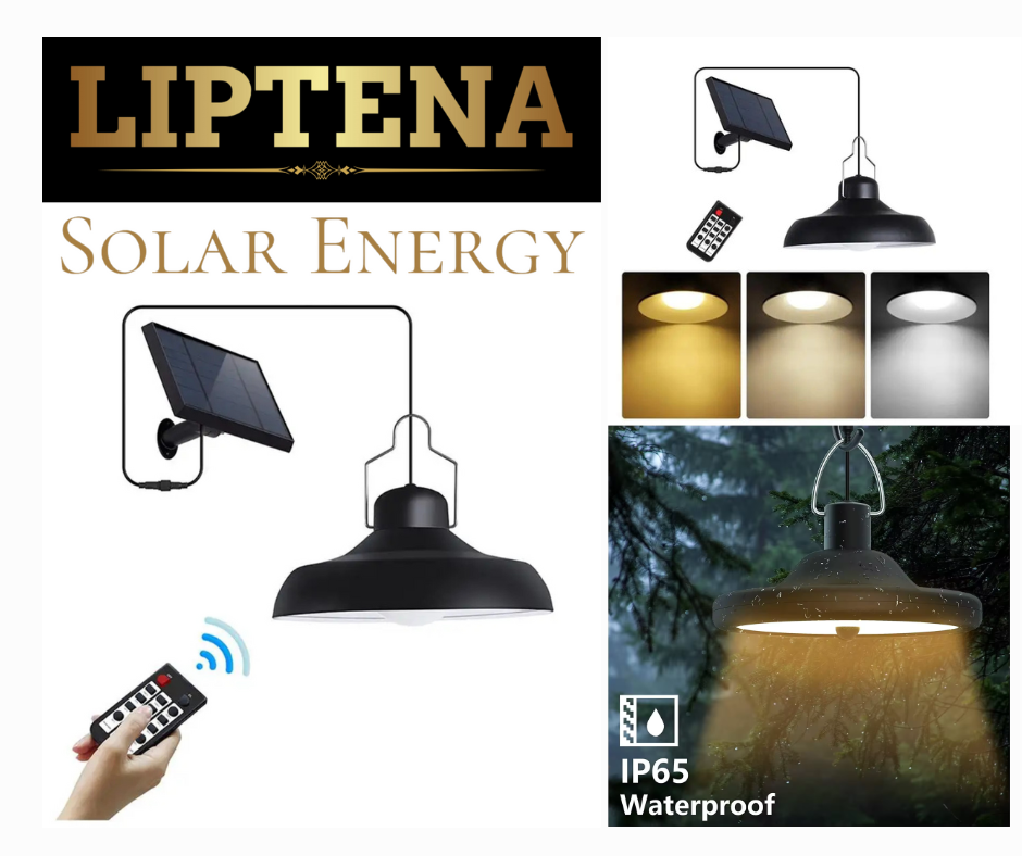 Lampe LED Solaire Suspendue