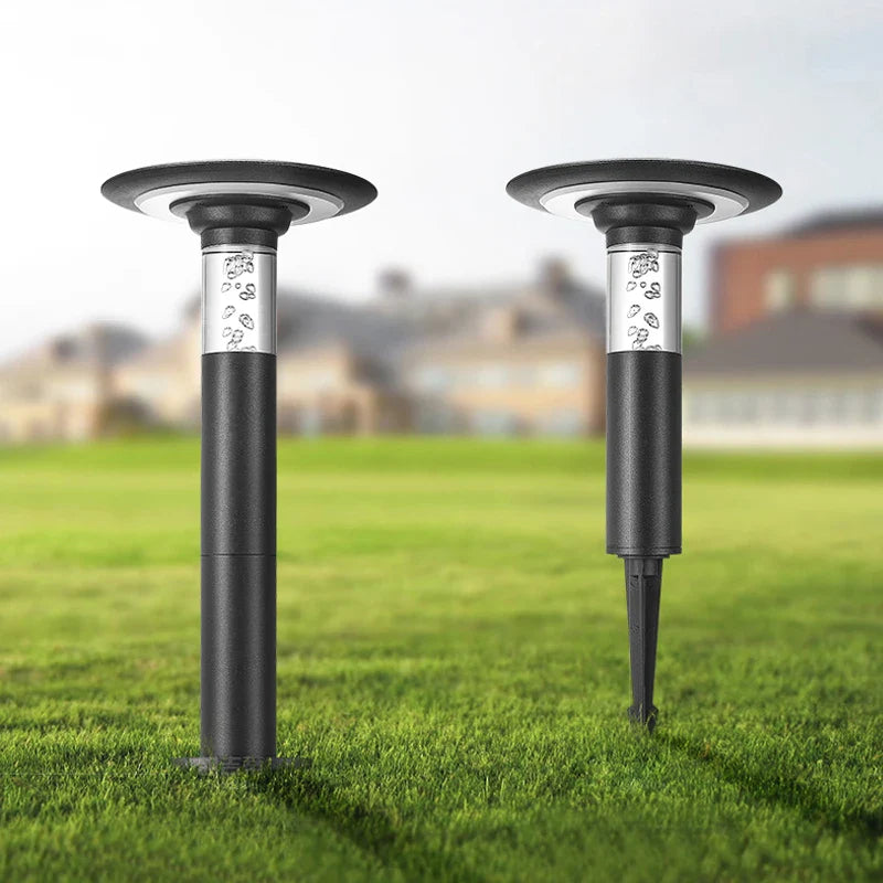 Solar LED garden bollards