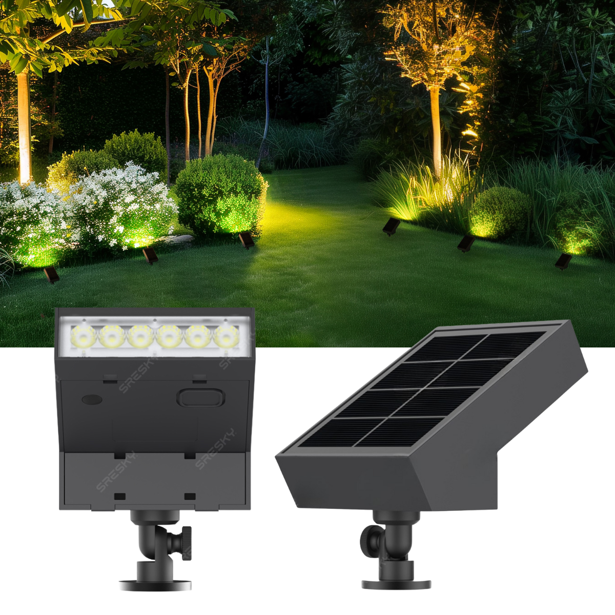 Solar Garden Spotlights