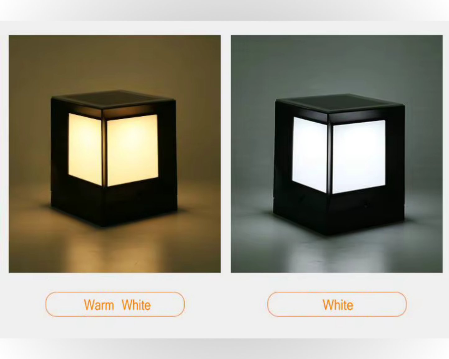 Lampe LED Solaire de Pilier