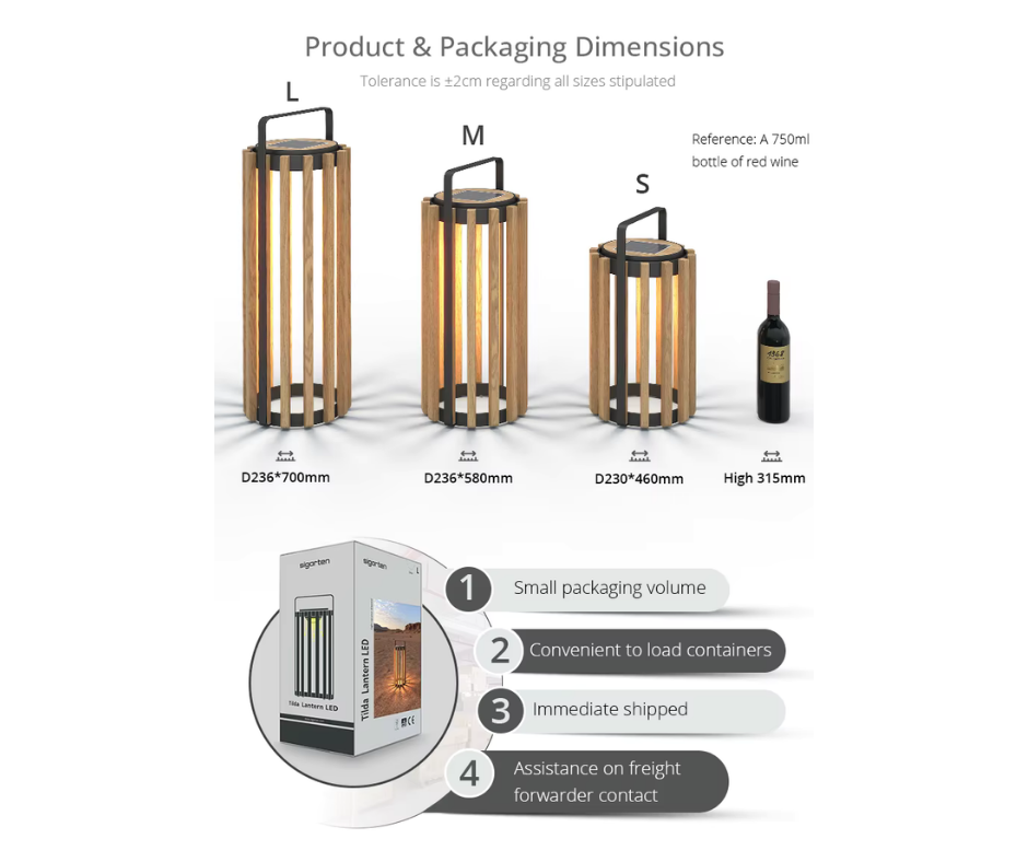 Tilda LED Solar Lamp