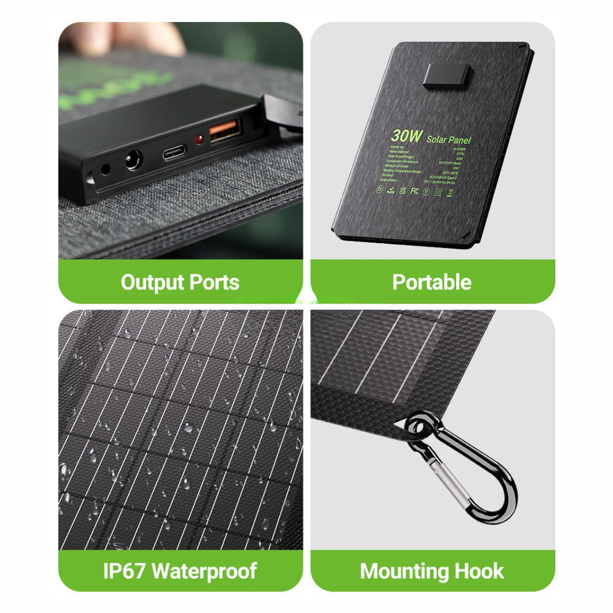 LS-SP30F 30W Foldable Solar Panel
