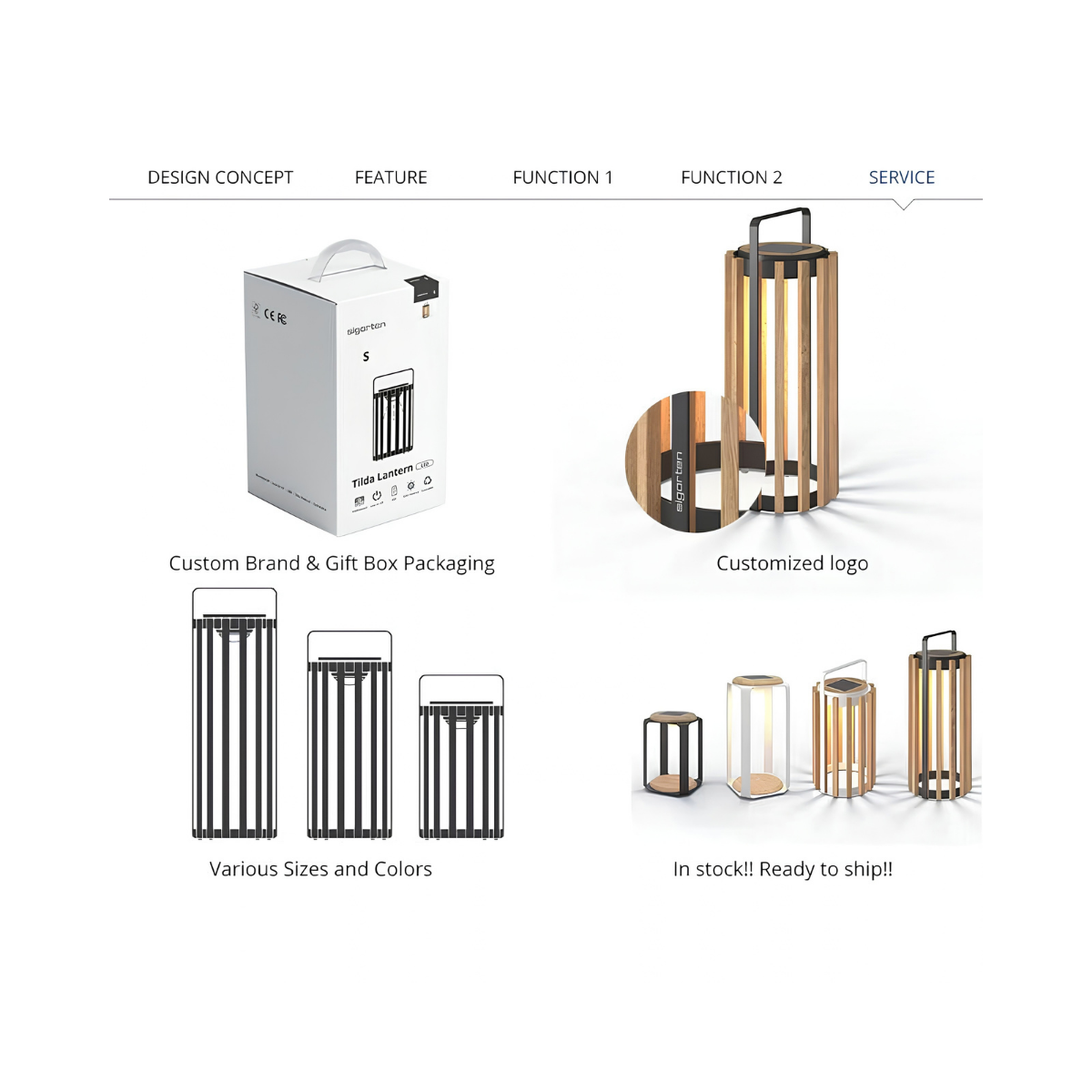 Lámpara Solar USB Tilda