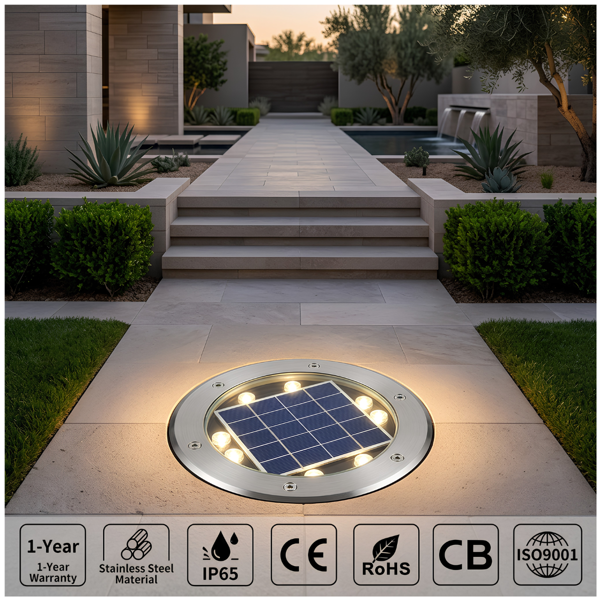 Solar LED In-Ground Light
