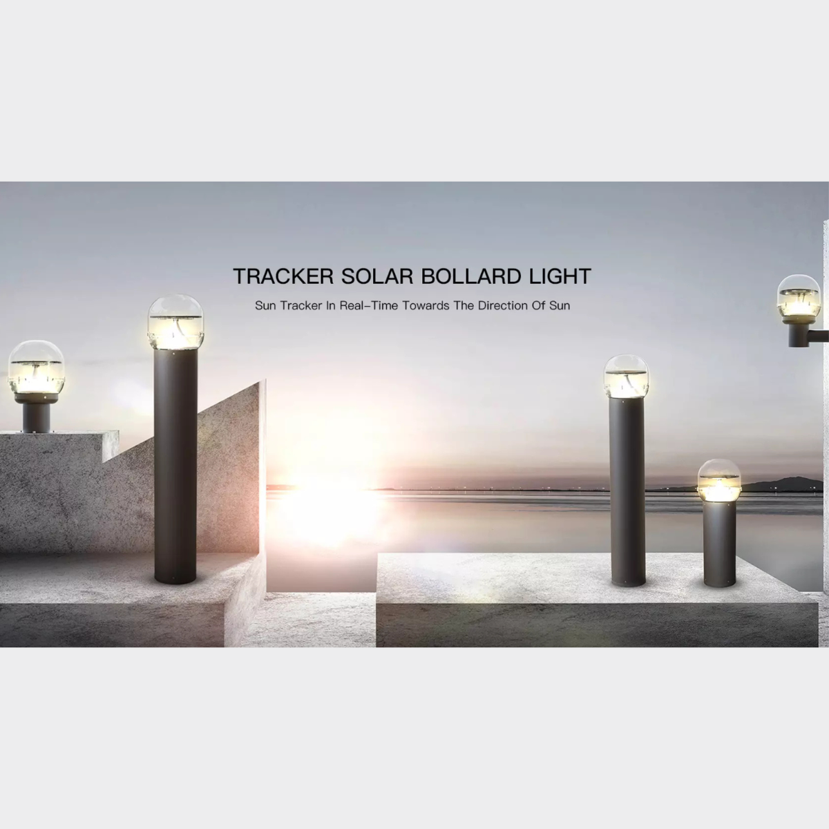 Solar tracking light kit