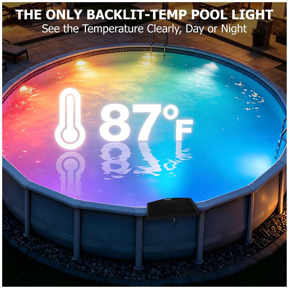 Solar RGB Pool Light